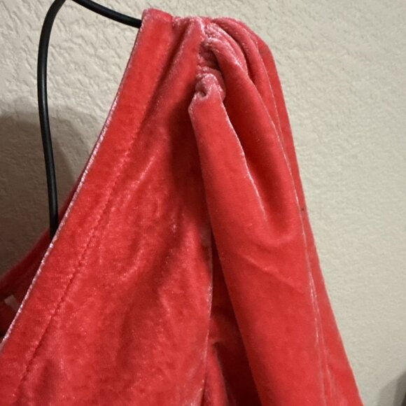 Free People Bridgette Velvet Top Smokey Wings Size Large Babydoll MSRP $128 - Picture 5 of 11